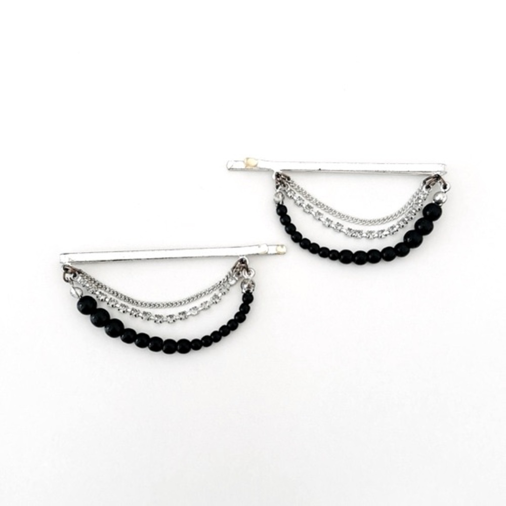 Vintage Rhinestone Hair Pin Clips